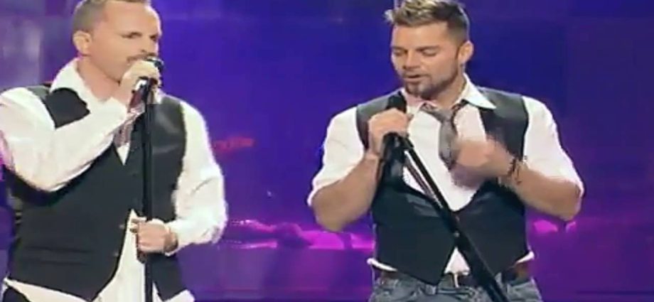 Ricky Martin Miguel Bosé fot youtube screenshoot