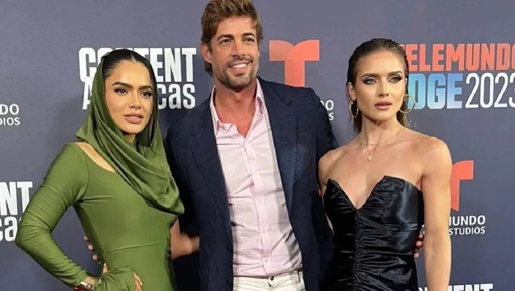 Samadhi, William i Kimberly na prezentacji Telemundo. Zdjęcie Instagram @telemundo