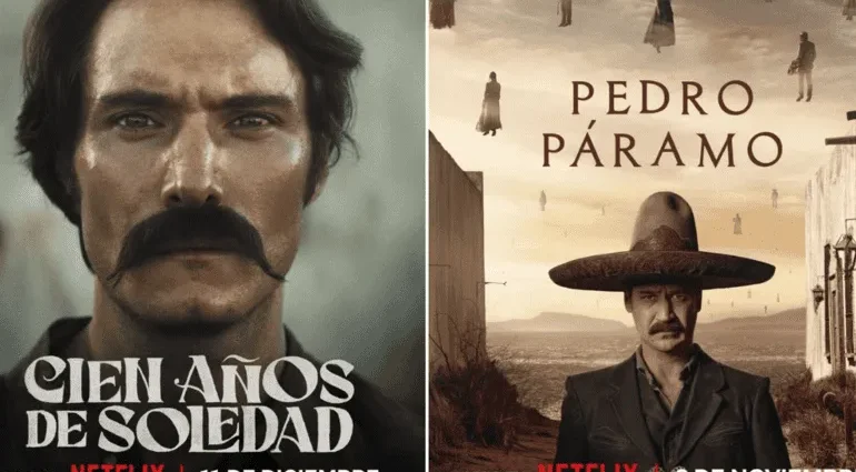 "Pedro Páramo" y "Cien años de soledad" fot Netflix