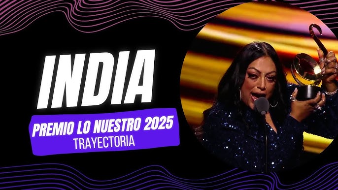 India premio lo nuestro 2025 fot youtube